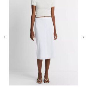 Femme de Carriere - White Linen Pencil Skirt - 6 - COI CAN